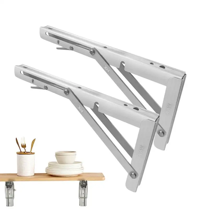 

Adjustable Shelf Brackets Wall Shelf Brackets Folding Wall Shelf Safe Stainless Steel Shelf Brackets For Durability & Strength