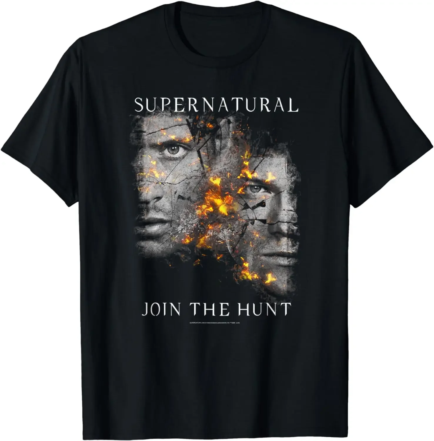 Supernatural Sam & Dean Winchester Join The Hunt Portrait T-Shirt