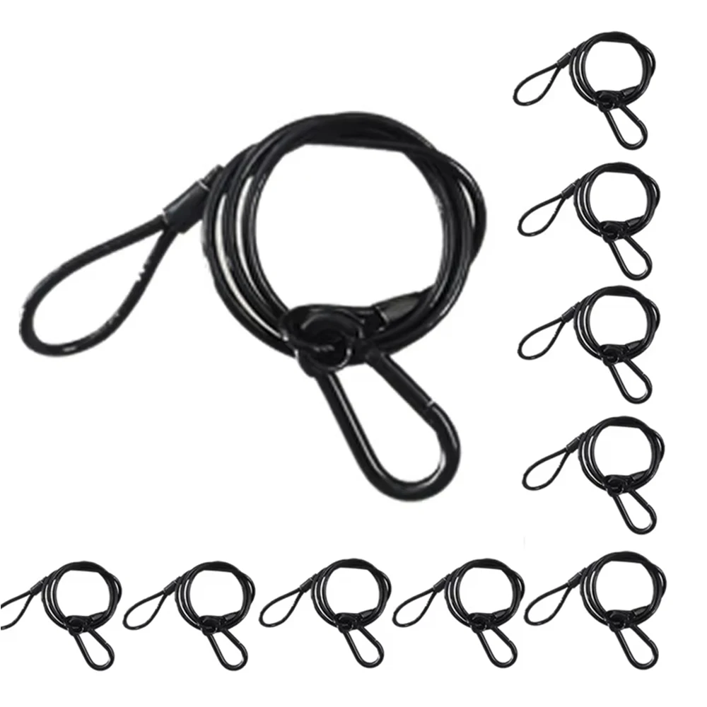 

New 10pcs/lot High Quality Steel Lock Wire Safe Rope Lock 70cm Stage Light Safety Rope Cable/Safe Wire for Stage Light Security