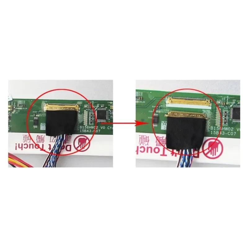 عدة لـ M101NWT2 R1/R3 M101NWT2 1024X600 10.1 "لوحة HDMI-متوافق VGA DVI LVDS لوحة تحكم شاشة LCD 40pin