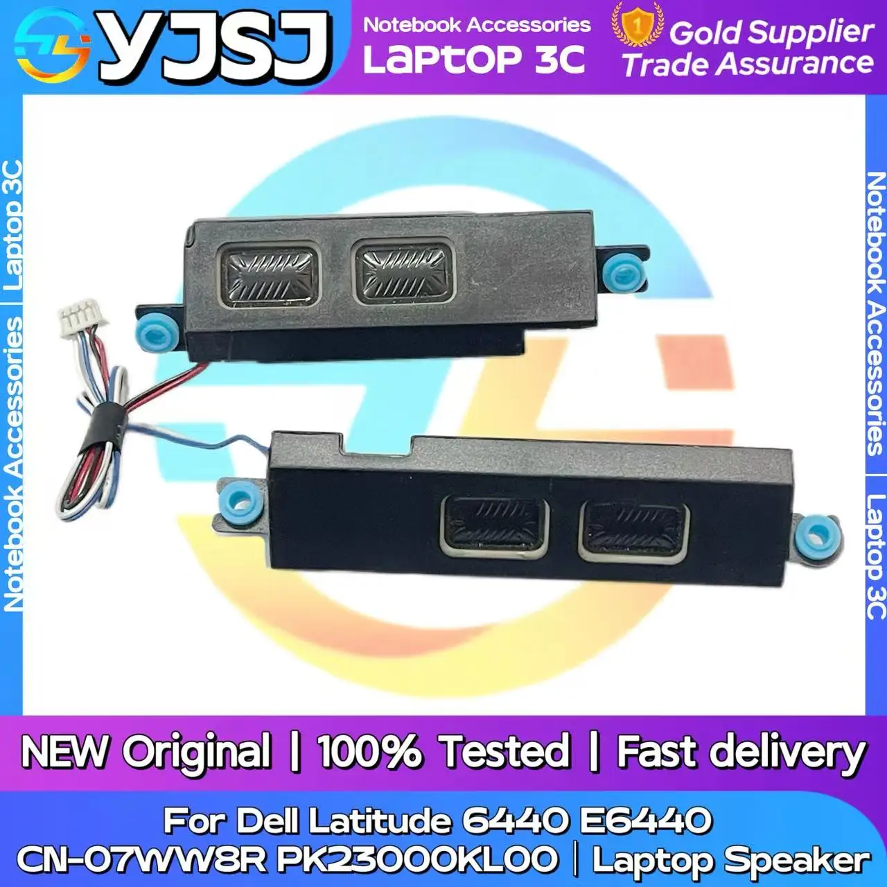 New Original Laptop Notebook Audio Speaker For Dell Latitude 6440 E6440 built-in speaker horn audio  CN-07WW8R PK23000KL00