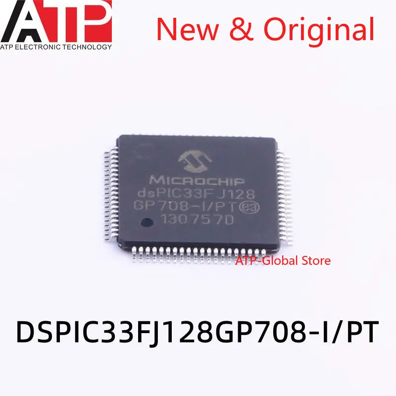 

1PCS DSPIC33FJ128GP708-I/PT TQFP-80 DSPIC33FJ128GP708 Original inventory of integrated chip IC