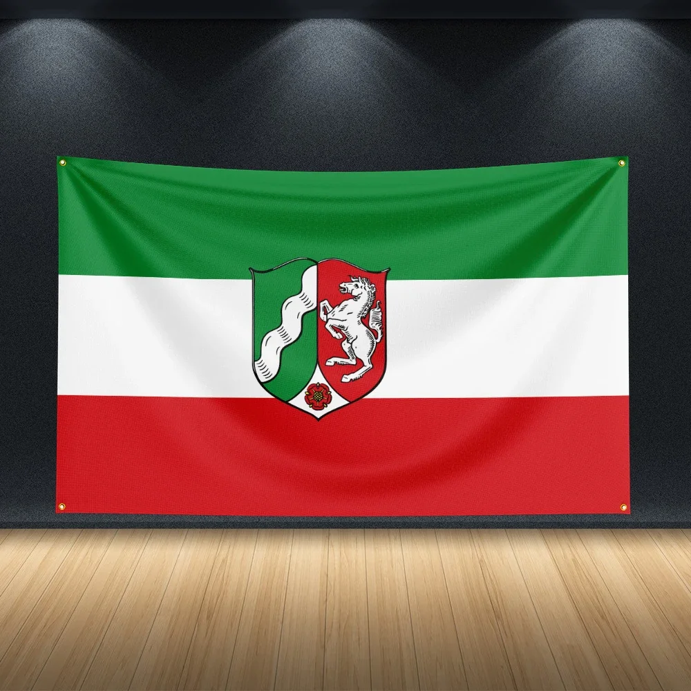 3X5Ft North Rhine Westphalia Flag PAOPAO Flag For Decor