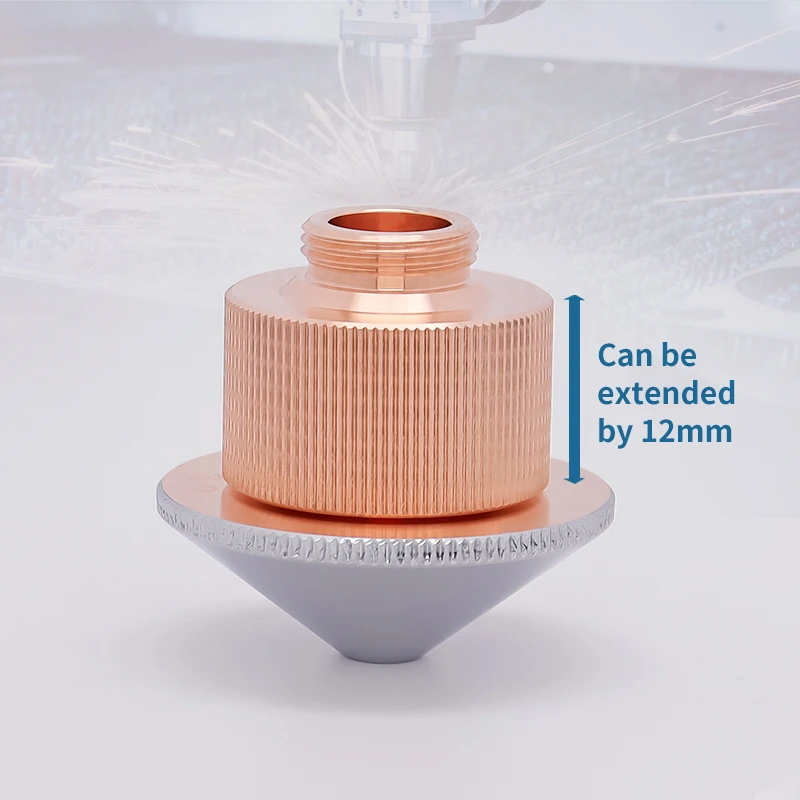 RAYMACH fiber laser consumabel nozzle combination adaptors M11 nozzle extended parts for PRECITEC WSX laser CNC cutting head