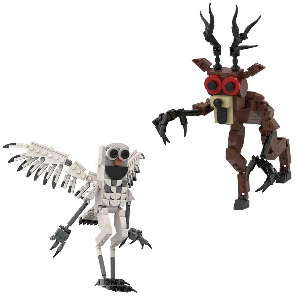 

99 ночей в горячей игре ужасов, серия 99, животные, олень, монстр, сова, блоки, детские игрушки для детей, подарки на Хэллоуин