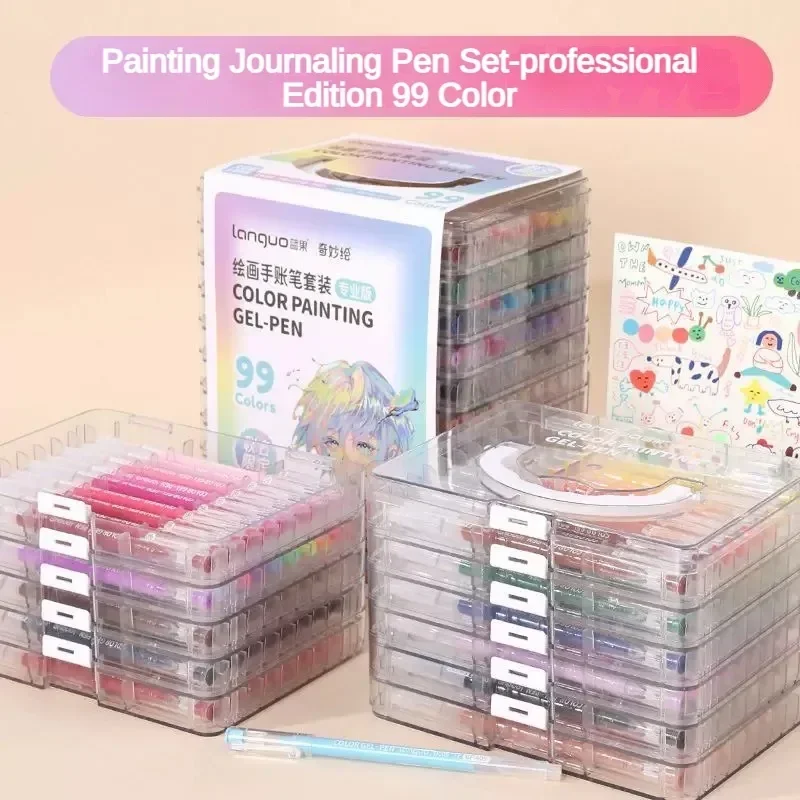 

99/9 Colors Morandi Gel Pen Student Diary Scrapbook Painting DIY Gel Pen Set Color Drawing Doodling Art Markers School Supplies