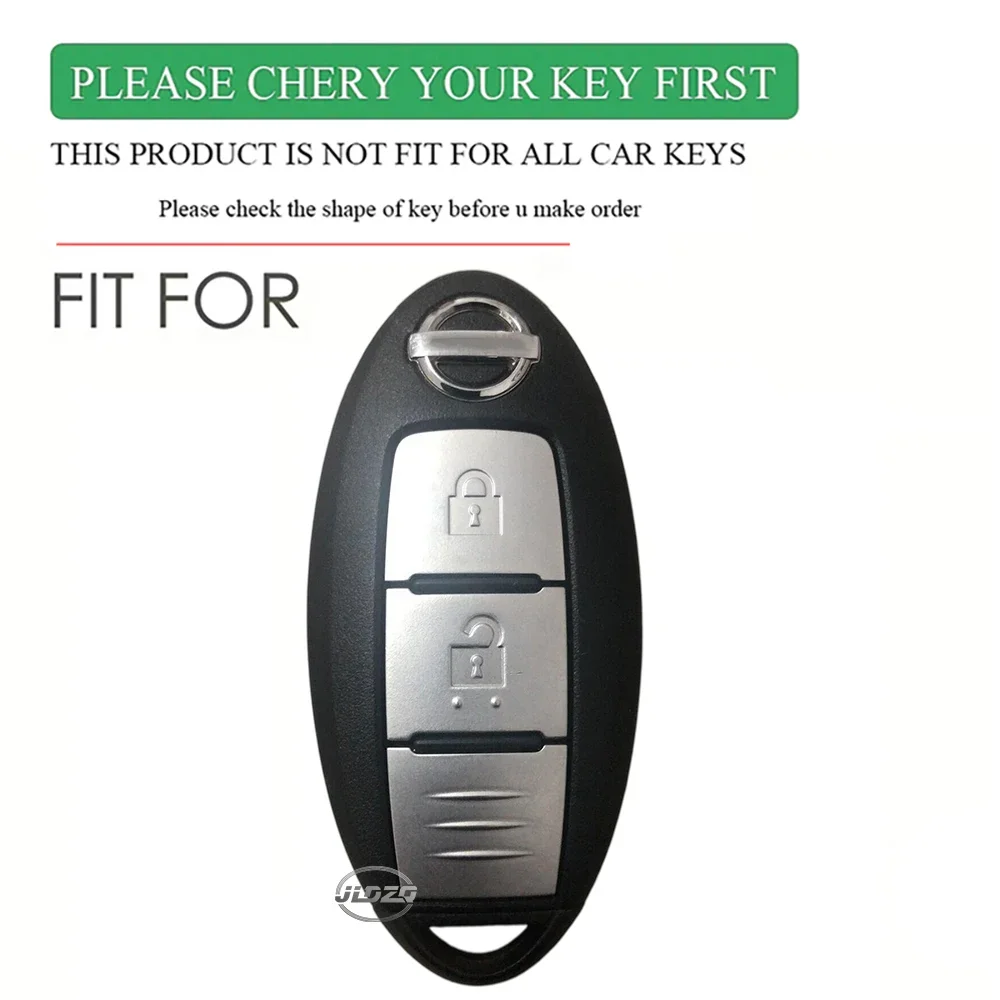 Silicone 3 Button Key Case Cover For Nissan Qashqai Pulsar Note Tiida Wingroad NV200 Leaf Cube March 370Z Micra Juke F15