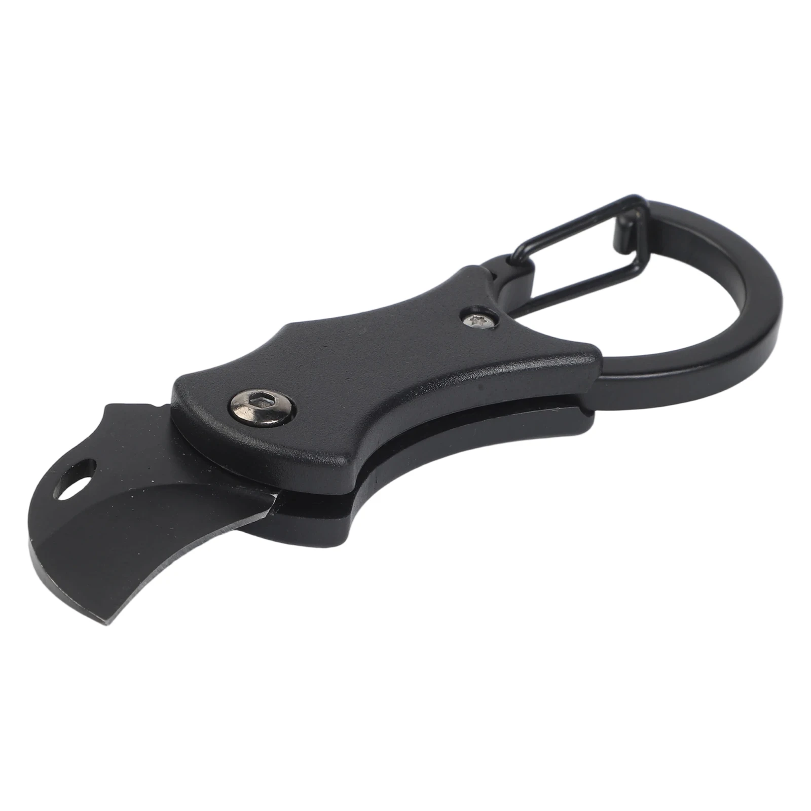Portable Small Pocket Cutter Carabiner Cutter Box Cutter Keychain Folding Cutter Unboxing Tools Gadgets For Outdoor
