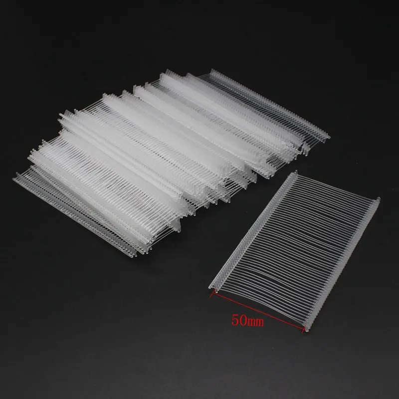 1000pcs/lot 12/20/35/50/75mm Tag Pins Tagging Gun Barbs Plastic Fasteners Kimbles Polypropylene Label