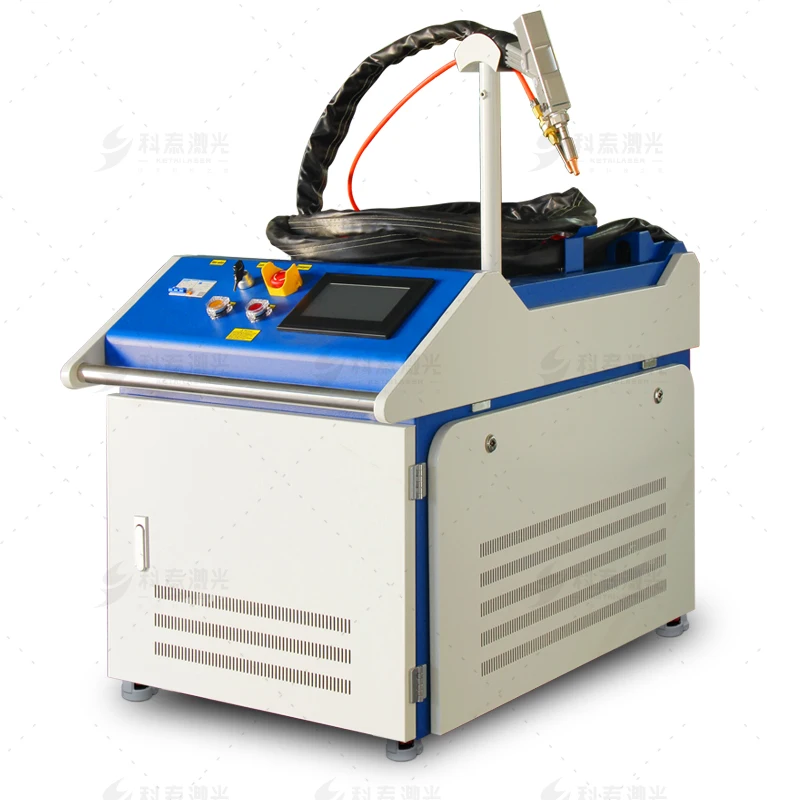 Automatic operation Real-time monitoring of cleaning quality handheld continuous fiber laser cleaning machine