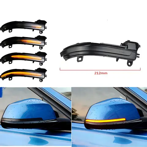 다이나믹 LED 방향지시등 – BMW F20, F21, F22, F33, F34, X1, E84 사이드미러 방향지시등에 적합