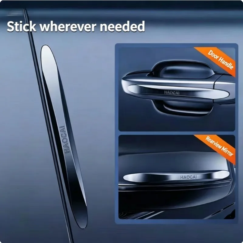 Invisible Car Door Anti-Collision Strip, Anti-Scratch Anti-Rub Body Paint Protector Sticker, Auto Door Edge Guard Accessories