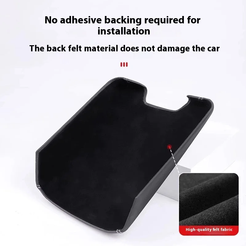 ฝาครอบป้องกันที่วางแขนหนังสำหรับ Audi A4/A5/A6/A7/Q5 ฝาครอบตกแต่งคอนโซลกลาง สติ๊กเกอร์ตกแต่งภายในรถยนต์ อุปกรณ์ตกแต่งภายในรถยนต์