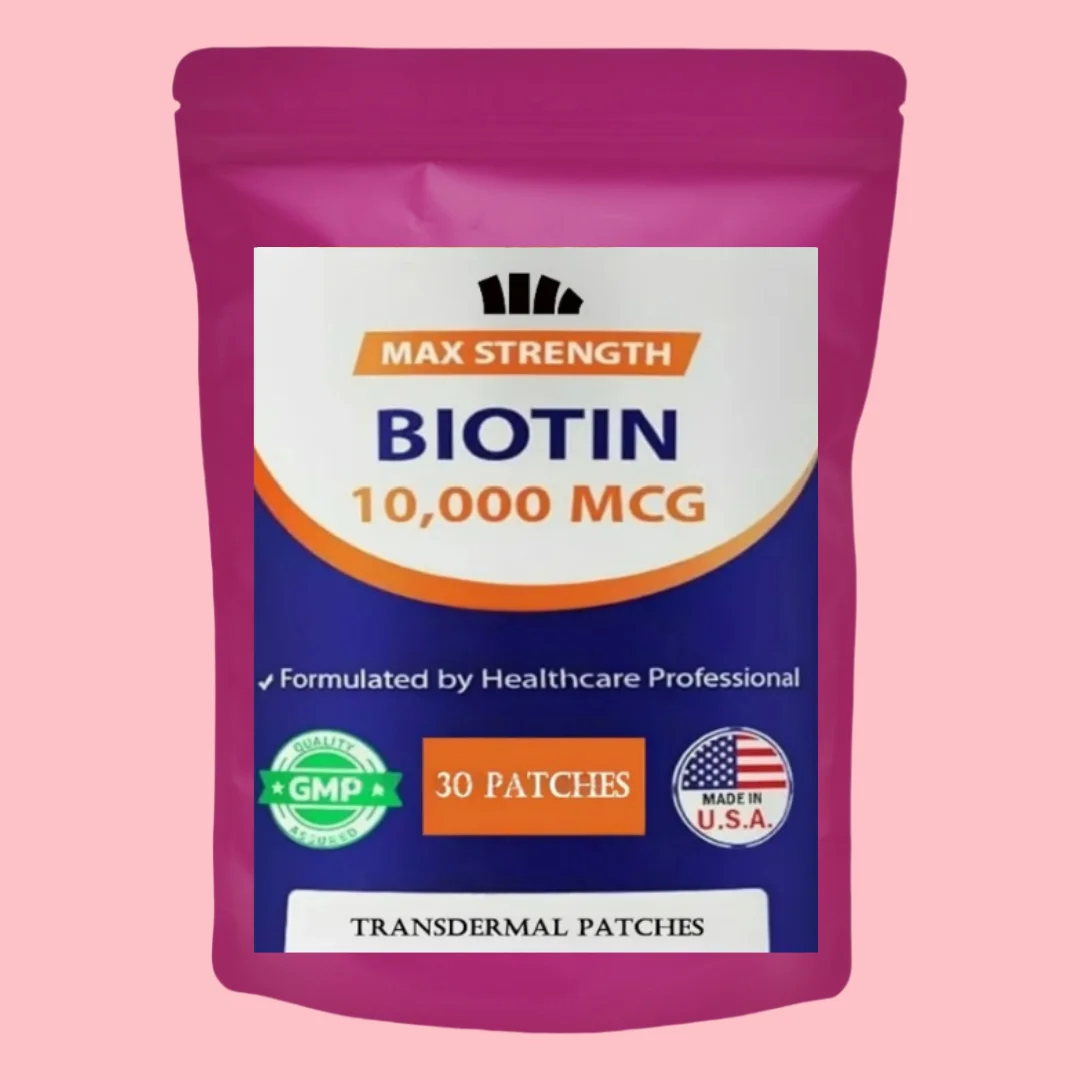 

30 пластырей с биотином, 10000 мкг, патчи — прочность | | Переплетные патчи для волос, кожи и ногтей