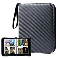 400 Pockets Card Binder with Sleeves for Trading Card, Baseball Card Binder Carrying Card Organizer for Sports Card and TCG