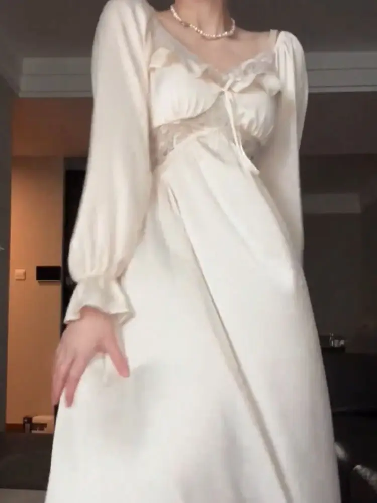 Vestido pequeño de cumpleaños de gama alta, asequible, de lujo, para fiesta de nicho, ceremonia para adultos, Temperamental, sin hombros, manga larga