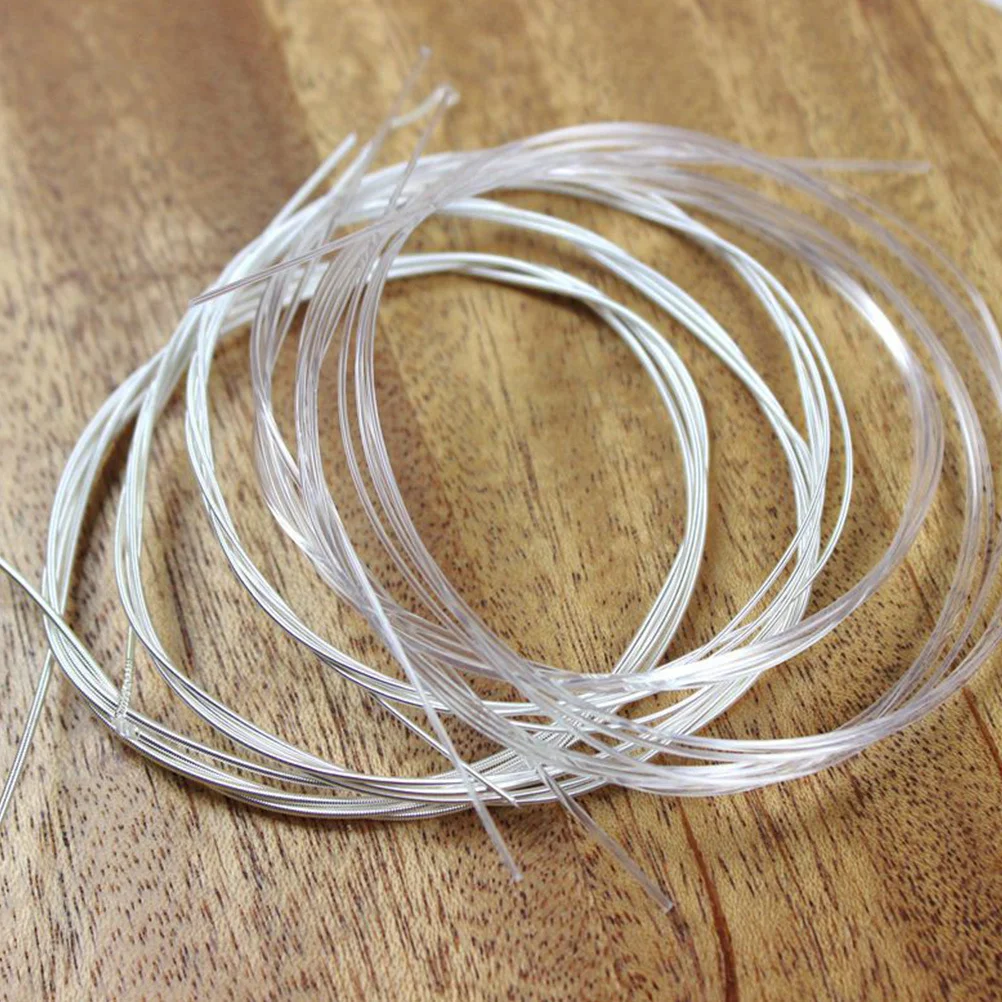 

2pcs Metal Acoustic Guitar Strings Phosphor Bronze Core Replacement For Folk Classical Steel String Easy Install Accessory