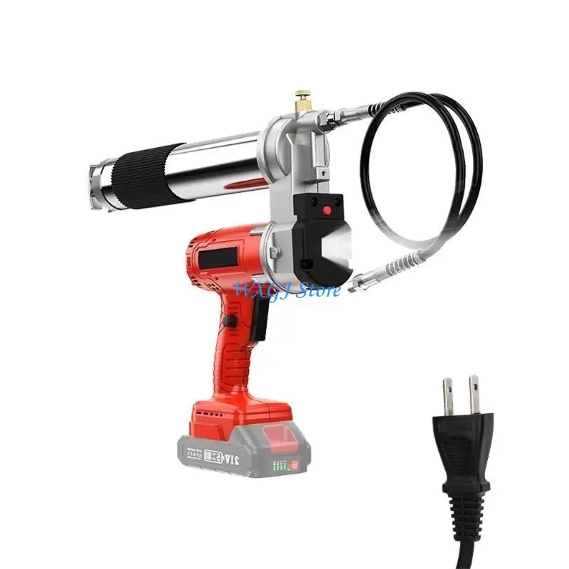 37JE Professional Electric Grease Guns Battery Power Source Aluminum Construction With 10000PSI High Pressure