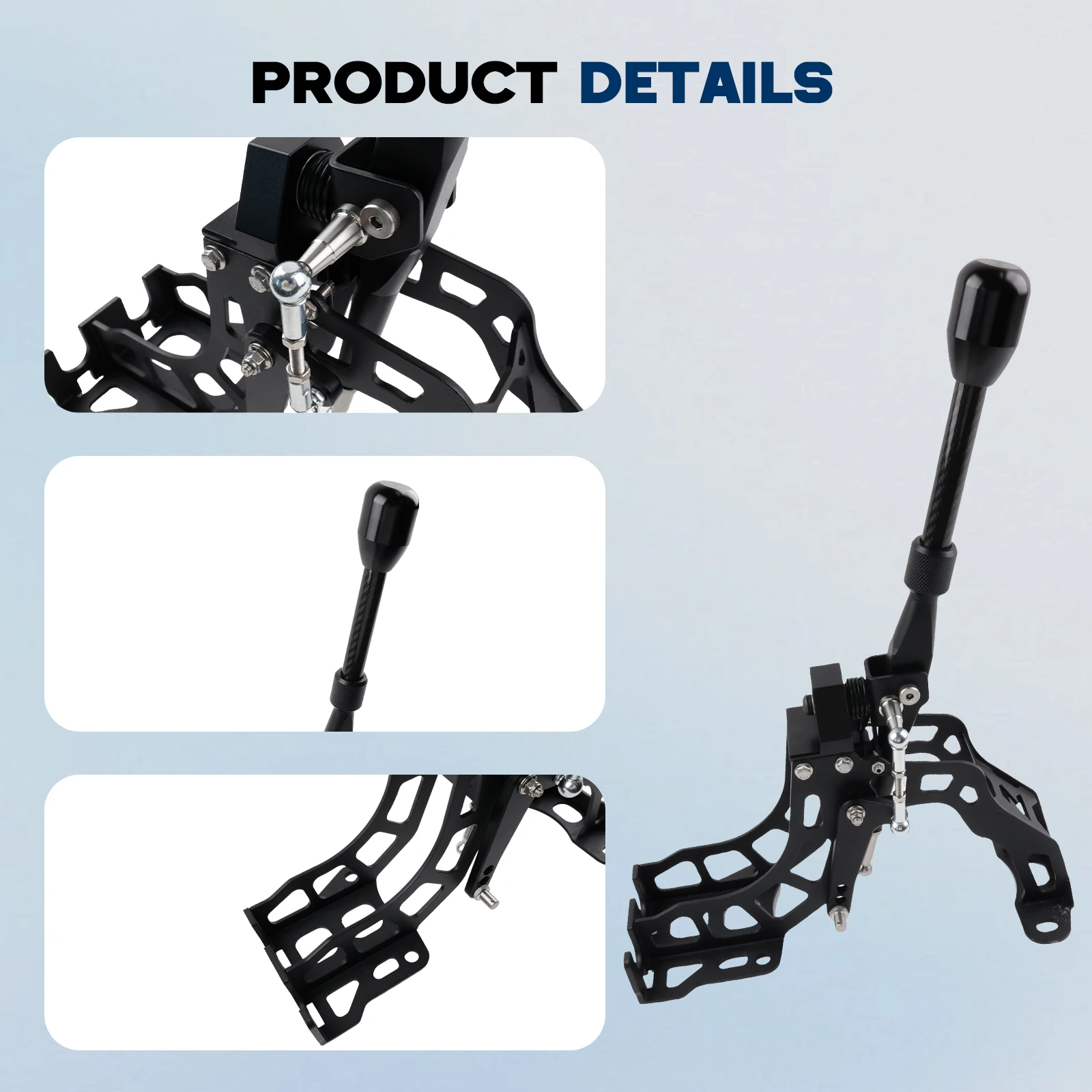 لميتسوبيشي 5 سرعات قصيرة شيفتر البليت الألومنيوم سباق التحول لانسر EVO 4 / 5 / 6 / 7 / 8 دليل والعتاد التحول التحول السريع #4