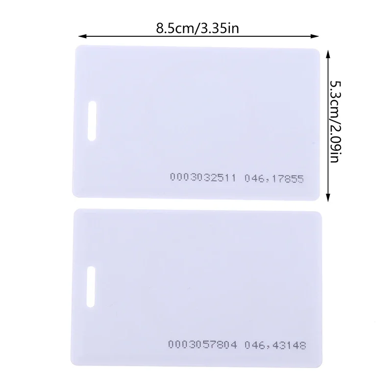 10 шт. ID с кодом перезаписываемые композитные ключевые карты TK 4100 чип частота RFID-карта копируемый сменный дубликатор белая карта