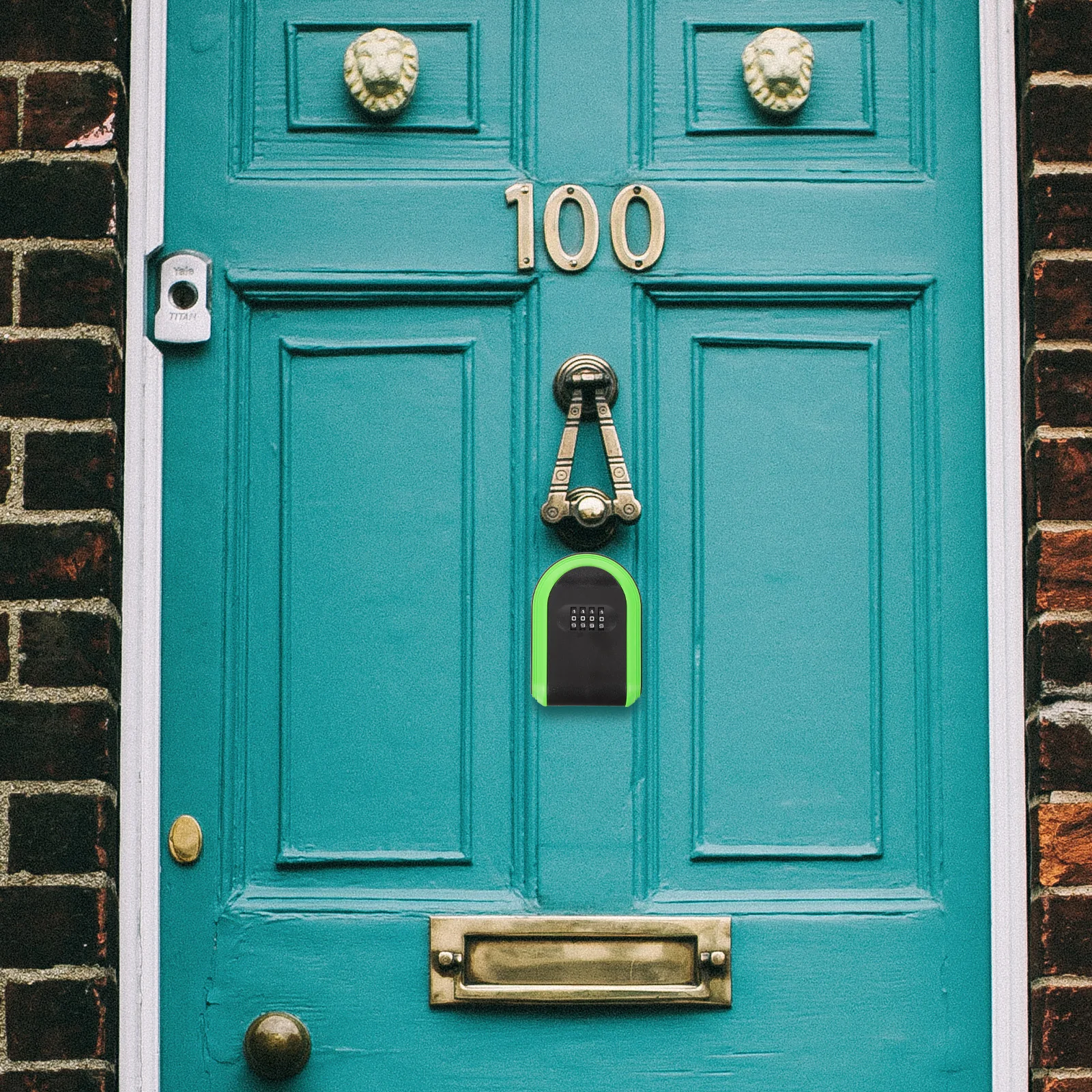 قفل بكلمة مرور لصندوق تخزين مفتاح التثبيت في الهواء الطلق اقفال الصناديق لموقع المكتب المنزلي #3