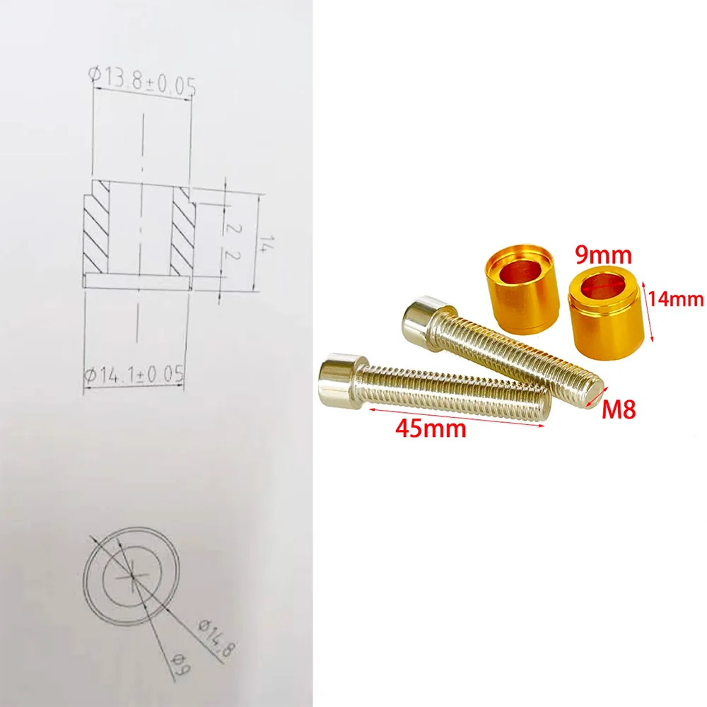 82mm 4 Piston Brake Caliper Adapter Bracket 220mm Disc Brake Mount For RPM Adelin Frando Yamaha RSZ JOG FORCE Scooter view 5
