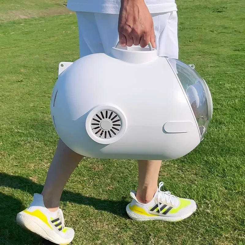 

Портативная космическая капсула-переноска для кошек с ночником и вентилятором для снятия стресса, дорожная коробка для домашних животных для безопасных и удобных путешествий