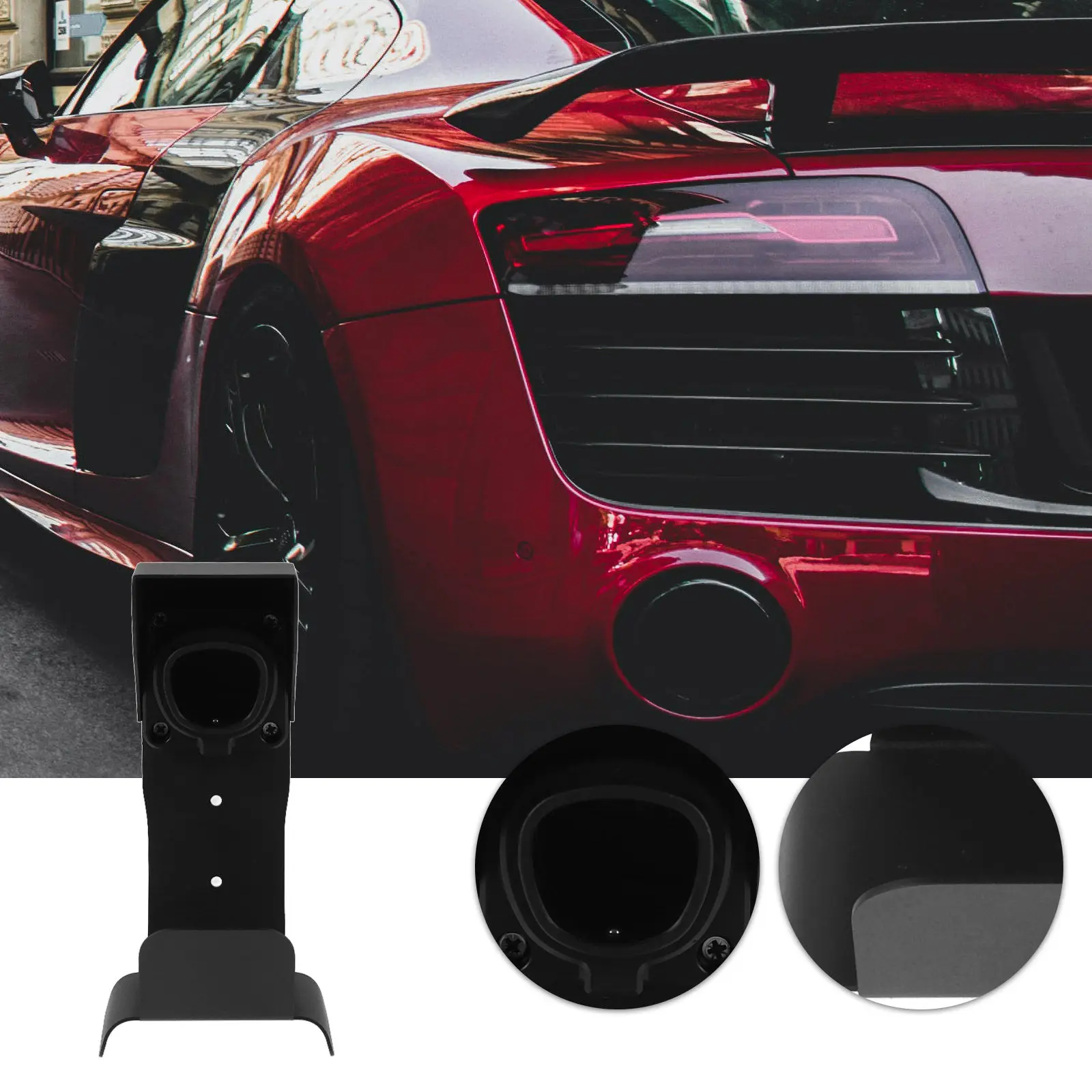 

Electric Vehicle Charger Holder Wall Mount for Ev Charging Cables Efficient Cable Management Sleek Modern Design Ev Accessories