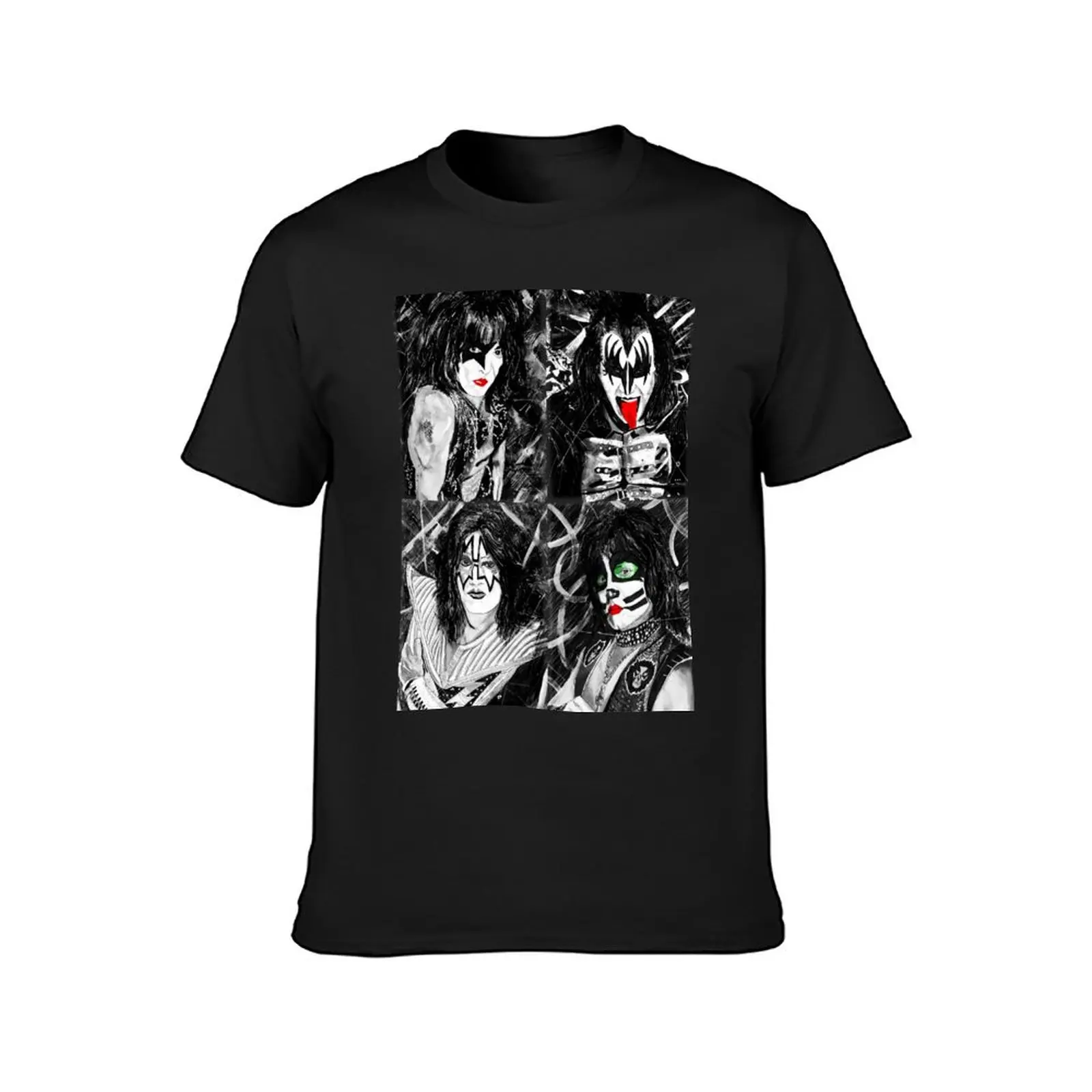 KISS? - Ink Original (Colour Splash) T-Shirt anime plain blanks shirts graphic tees t shirts for men graphic