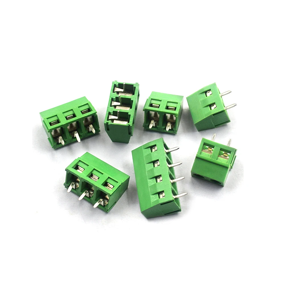 5pcs KF127 5.00MM 2P 3P 4P Terminal post KF127 2P 3P spacing 5.0MM can be spliced ​​screw type 300V / 10A