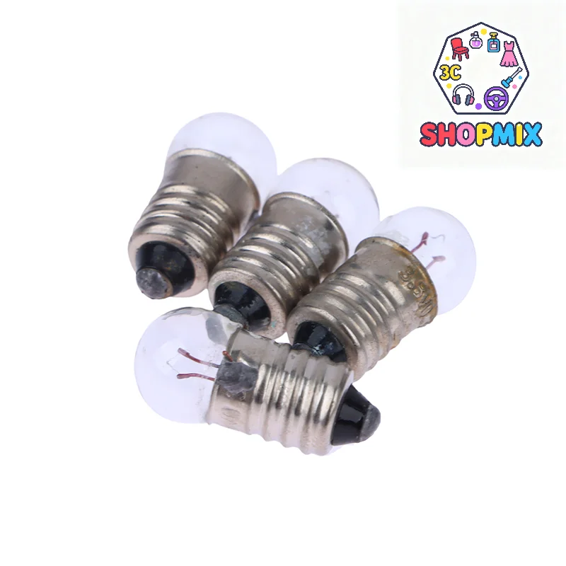 

Miniature Round 1.5V 2.5V 3.8V Small Light Cannon For Student Experiment Small Light Bulbs Flashlight Bulb Beads