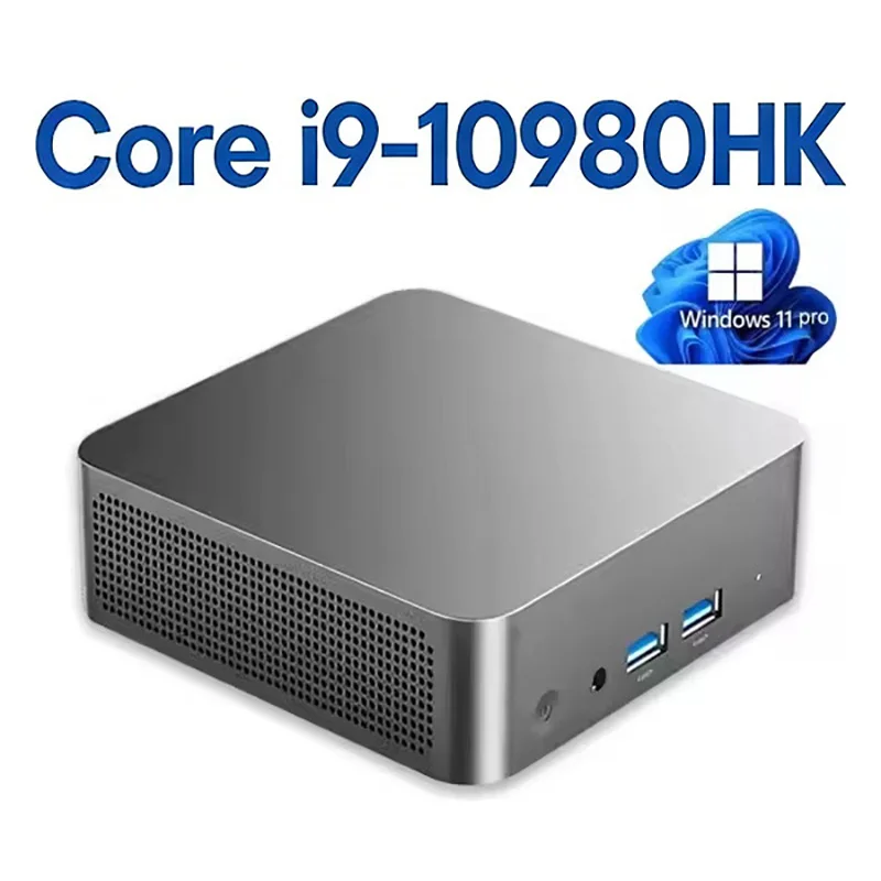 Core i9 10980HK Mini PC Windows 11 32GB RAM 1/2TB SSD Portable