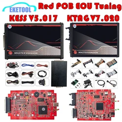 Nieuwste ECU-programmeur KESS V2.80 EU Rood KTAG V7.020 4 LED 2.25 SW Online KESS V5.017 K-TAG 7.020 Master KESS 5.017 OBD2-tuning