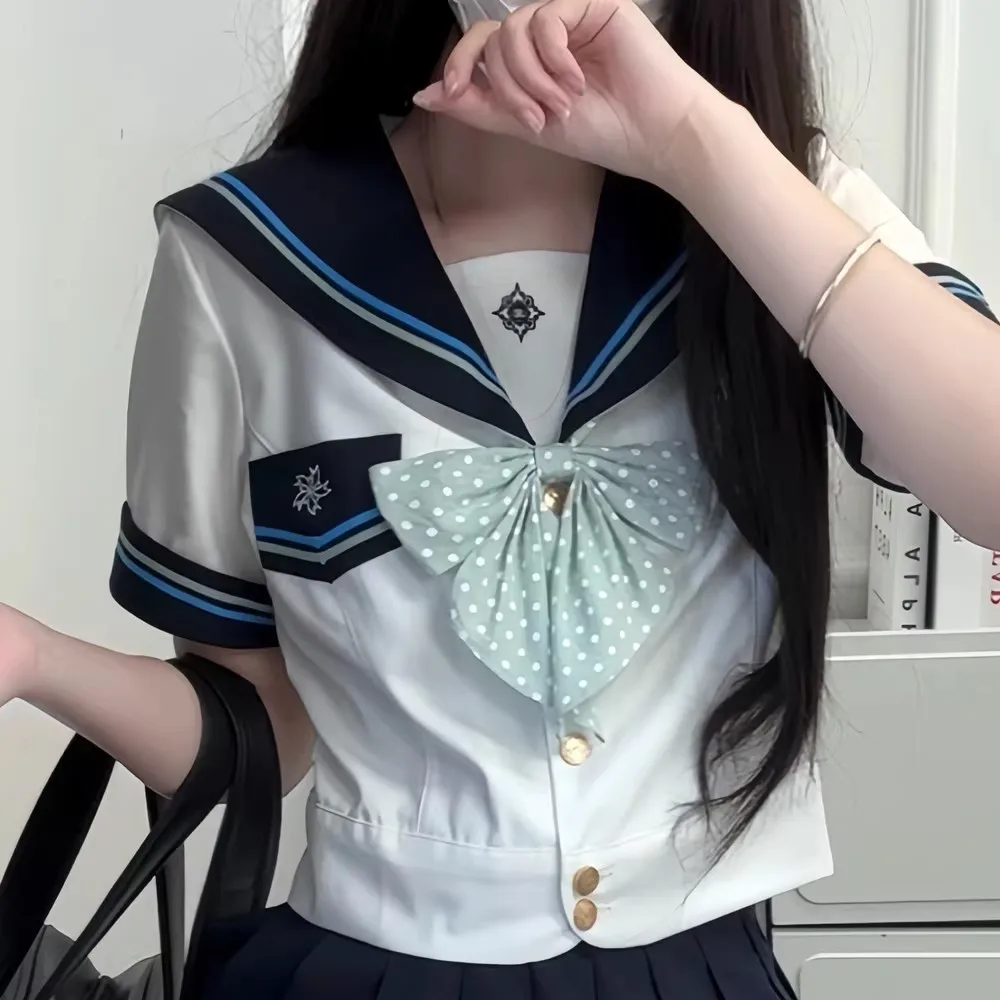 Uniformes du lycée japonais Fuku pour femmes, ensemble jupe, costumes de marin, vêtements d'étudiant, tenue de marin pour filles, Seifuku coréen