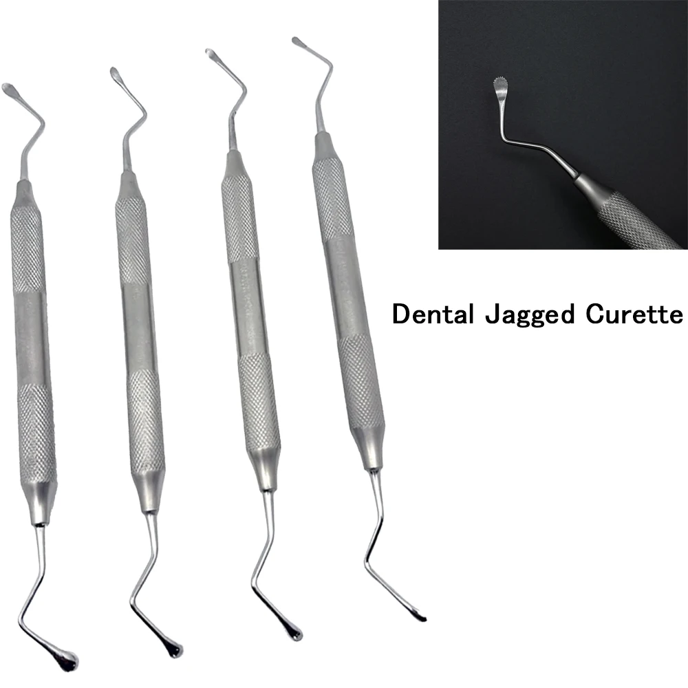 Dental Excavator Restorative Spoon Curette Jagged Dental High quality stainless steel Dentistry Scaler Gracey Double Ends