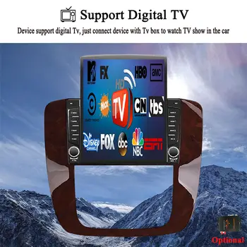 適用於雪佛蘭 Silverado、Tahoe 和 GMC Yukon 2006-2014 的 Android 14 車用收音機視頻音樂 A/V 磁帶錄音機導航 GPS 顯示器 10 最佳銷售 2008年雪佛蘭Tahoe - №5