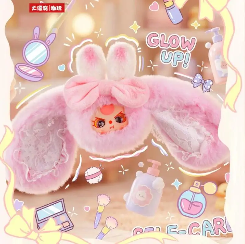 

Shiny Toy New Bunny Vanity Mirror Blind Box Kawaii Plush Doll Portable Mini Makeup Mirror Trendy Toy Surprise Gift Kids