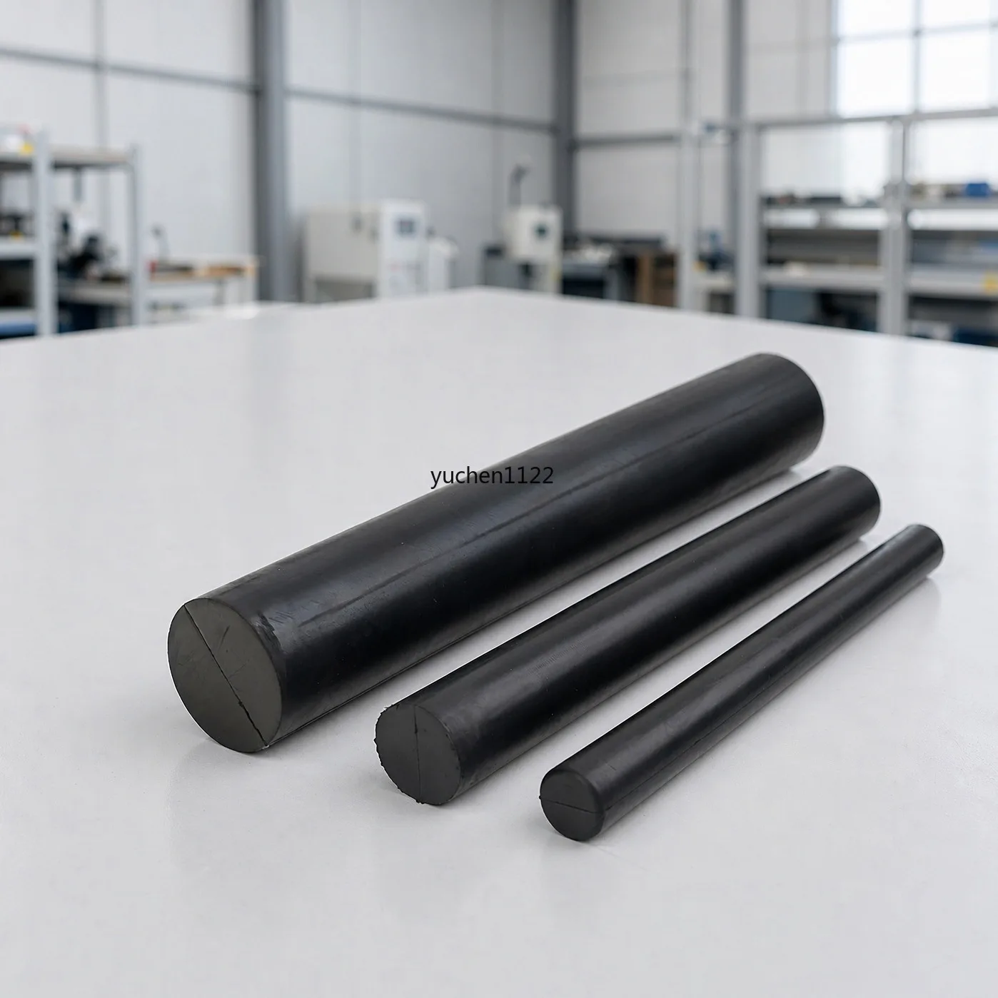 1pcs Solid Black Nitrile Rubber Round Rod Oil Resistant Bar 20 to 110mm Diameter 100 500mm Long DIY