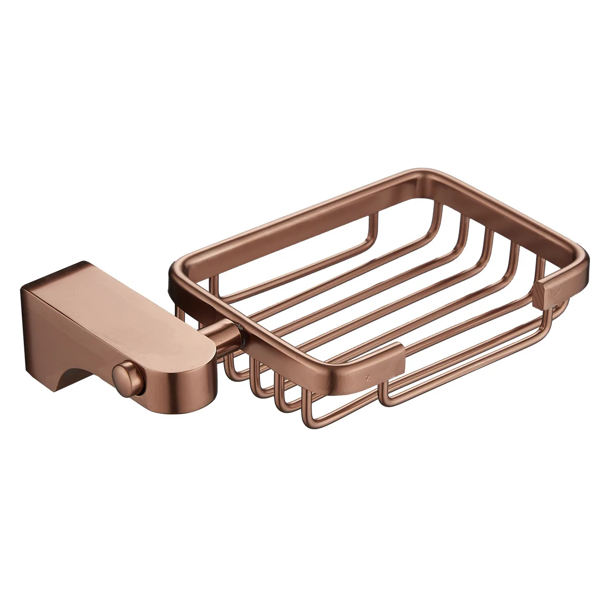 7 Pieces Wall Mounted 304 Stainless Steel Modern Bathroom Accessory Set in Rose Gold