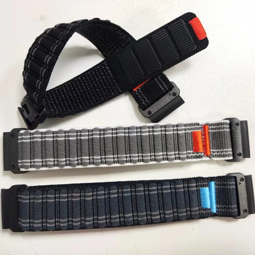 QuickFit 26mm 22mm Nylon Strap For Garmin Fenix 8 Pro Forerunner 970 instinct 3 Quatix 8 TACTIX 8/Enduro 3 Epix Gen2 Sports Band
