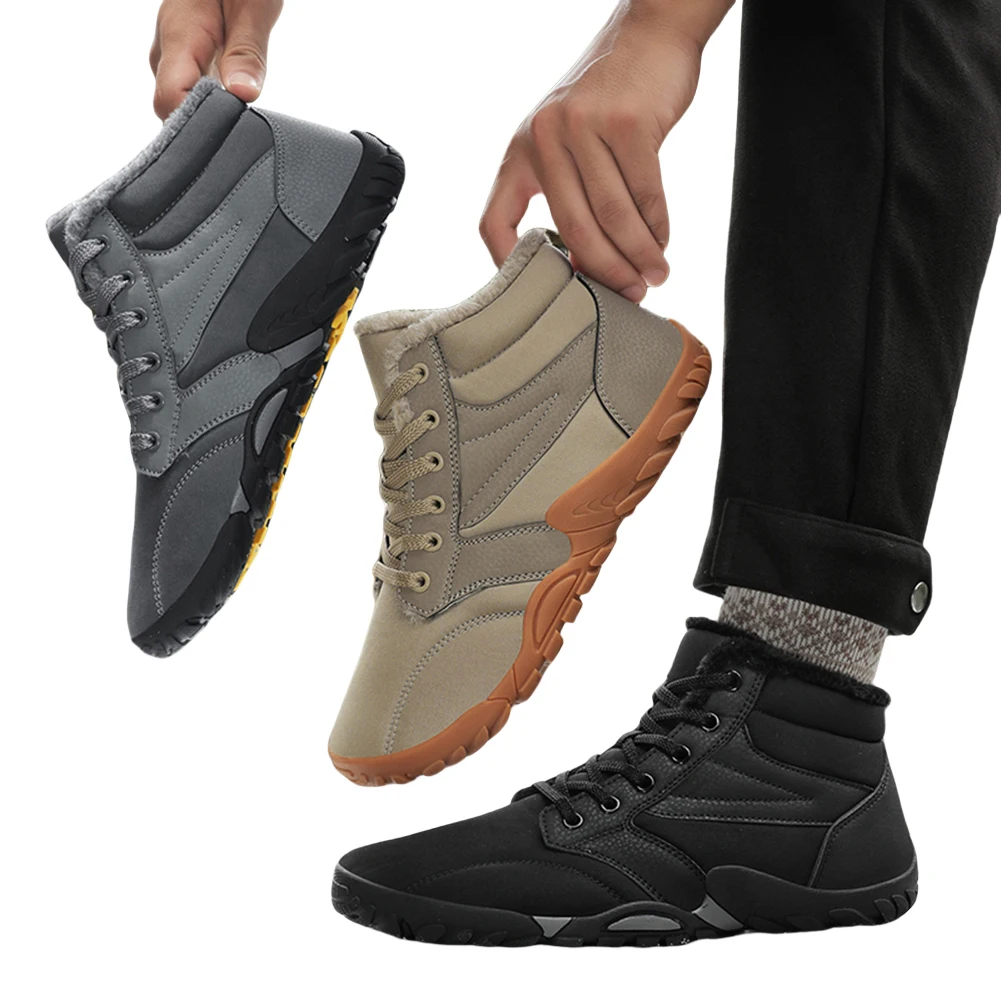 

Зимние зимние ботинки, морозостойкая треккинговая обувь, противоскользящие минималистичные ботинки с пятью пальцами, легкие прогулочные ботинки для пешего туризма, альпинизма