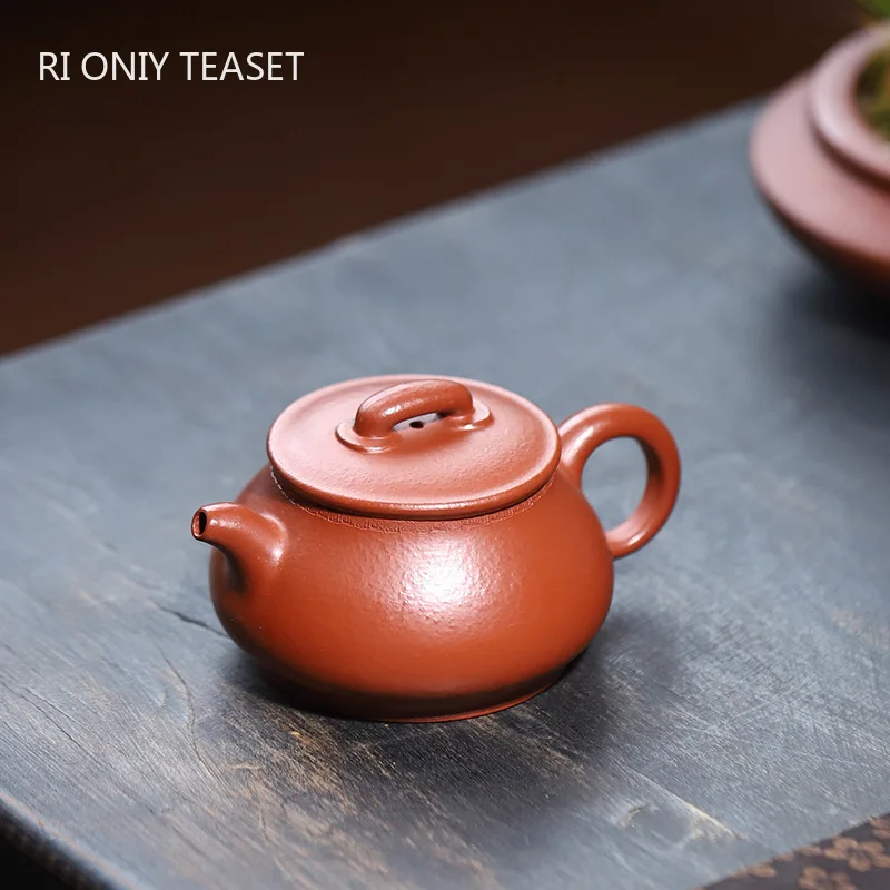 

130ml Yixing Purple Clay Teapot Handmade Tea Pot Beauty Tea Infuser Small Capacity Kettle Chinese Zisha Tea Set Customized