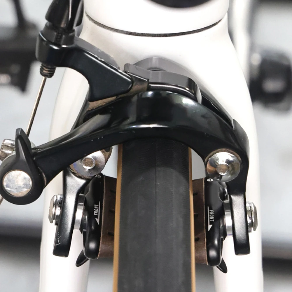 

C Brake Pads Bicycle Brake Pads Firm Installation Long Service Life Unique Drainage Pattern Bike Maintenance For Bicycles