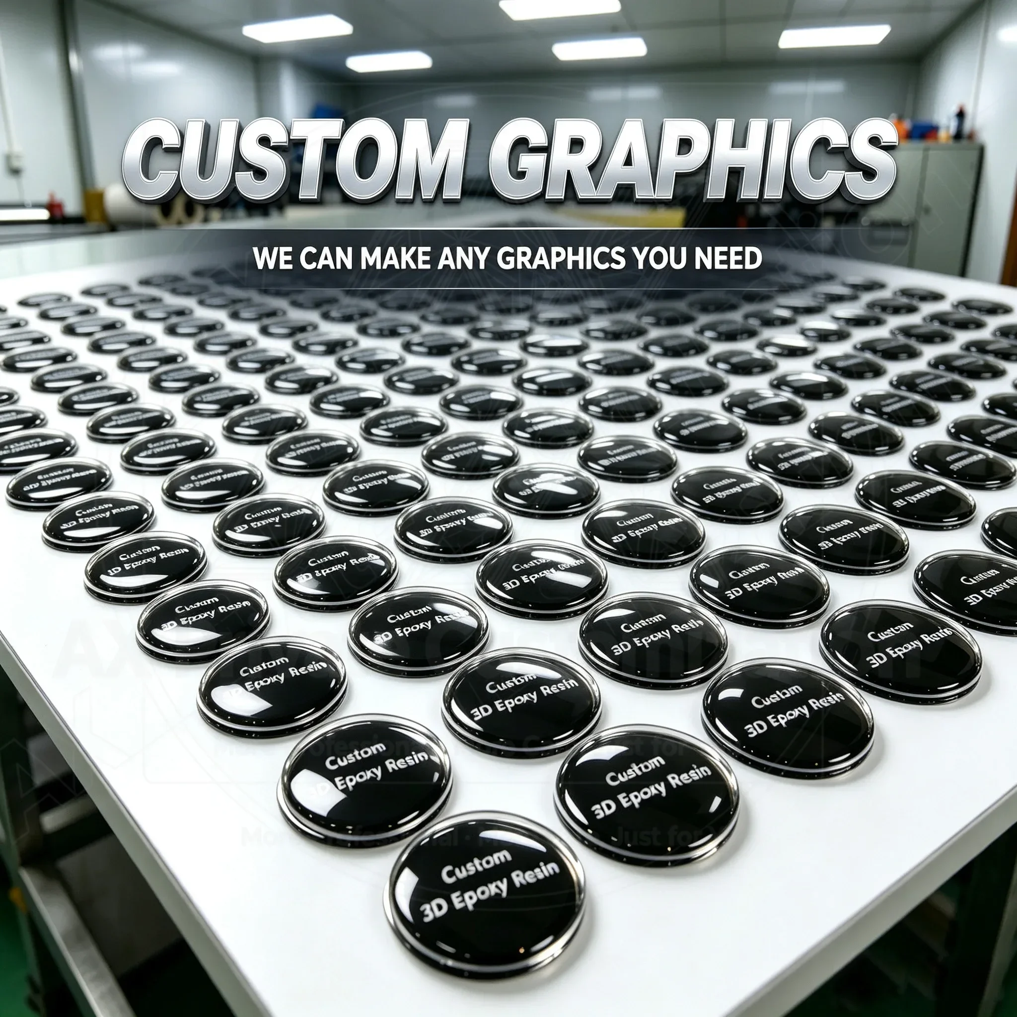 Custom 3D Domed Sticker Personalized Epoxy Resin Car Decal Waterproof Logo Sticker for Car Truck Motorcycle Bumper Window