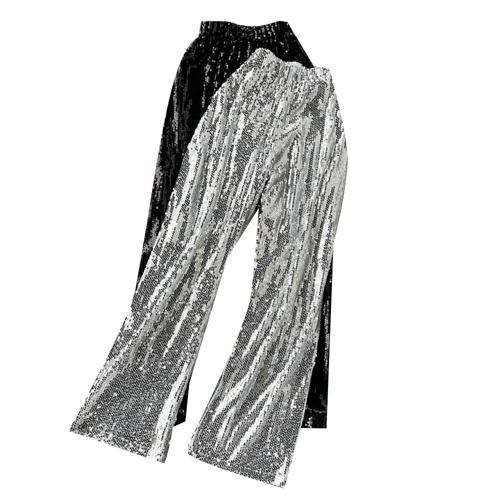 Faionable High Waist Straight Leg Casual Pants iny Slimming Drapey Long Trousers Autumn  Commute Sle Women's Premiu...