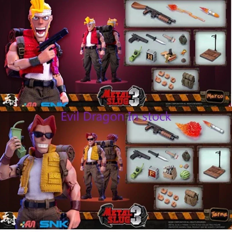 

【IN STOCK】TUNSHI Studio Original SNK Model Official Metal Slug 3 Marco Tarma Clark Still RALF JONES Rebel Soldier 1/12 Mecha Toy