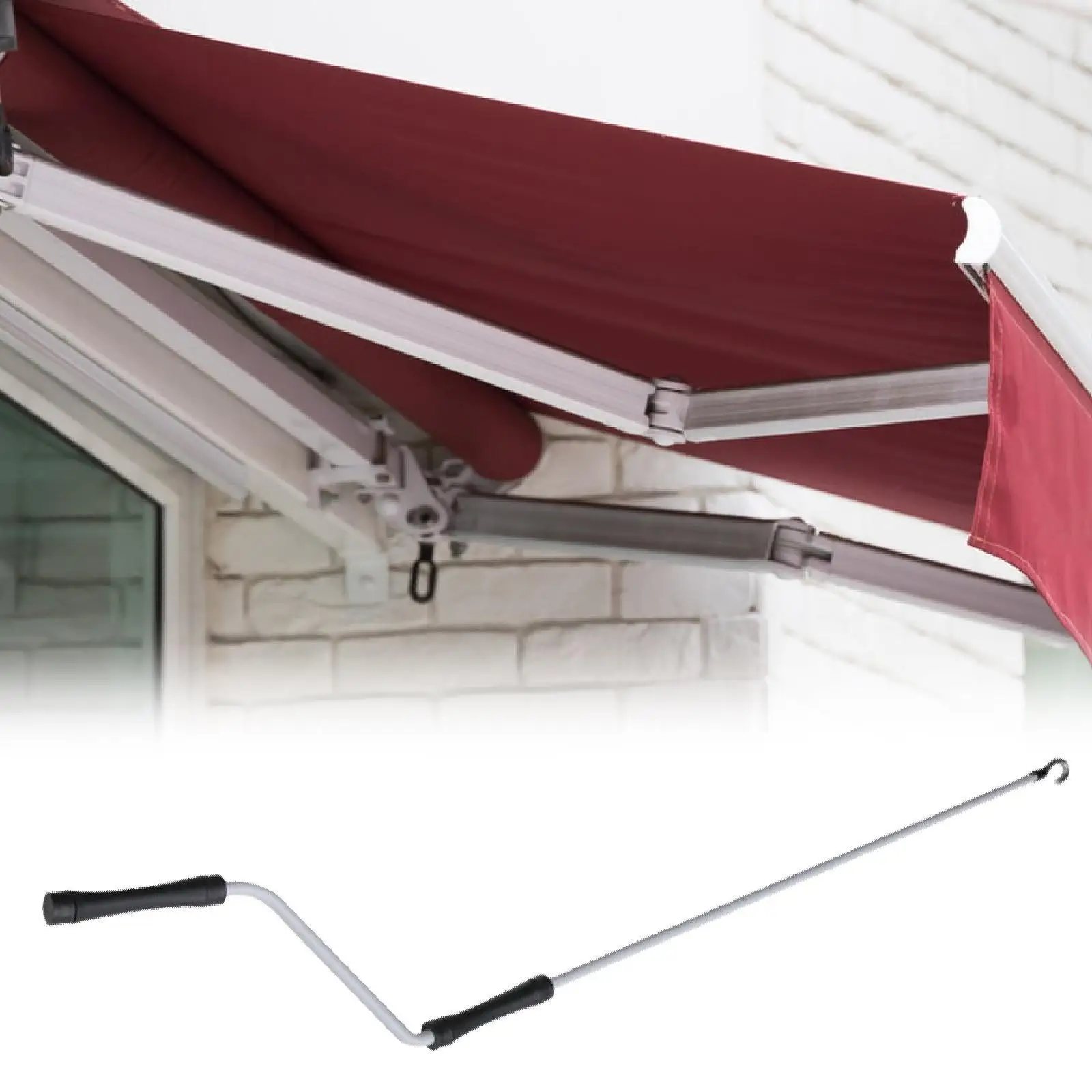 Awning Crank Handle 1.2M for Awning Shade for Rain Shelter Apartment Outside