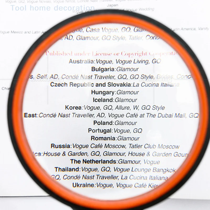 1 قطعة 75 مللي متر يده عدسة مكبرة 10x للأطفال كبار السن عدم الانزلاق القراءة عدسة مكبرة للفصول الدراسية العلوم استكشاف الطبيعة