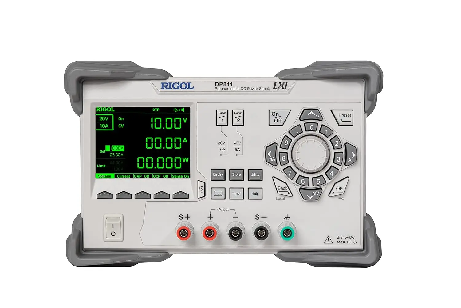 Dp811 Programmable Linear Dc Power Supply,1 Channel(2 Ranges),200W Total Power,Maximum Output Range 20V/10A Or 40V/5A