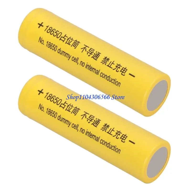 02DD NonRechargeable 18650 Cell Placeholders For Adapters Soldering Practice